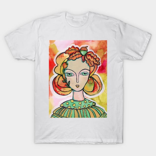 Fall Muse T-Shirt by gaea